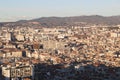 City airview map in marseilles Royalty Free Stock Photo